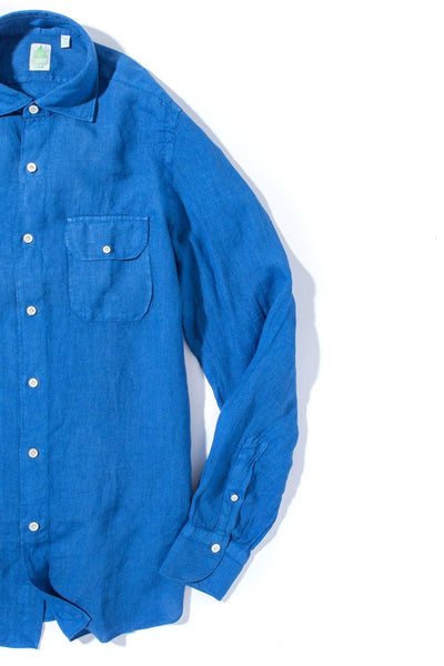 Otztal 2 Pocket Shirt In Blue - AXEL'S