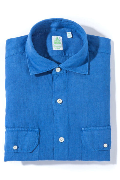 Otztal 2 Pocket Shirt In Blue - AXEL'S