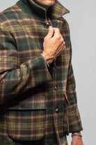 G.ABO Devito Plaid Jacket in Green Mens - Outerwear - Cloth