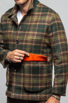 G.ABO Devito Plaid Jacket in Green Mens - Outerwear - Cloth