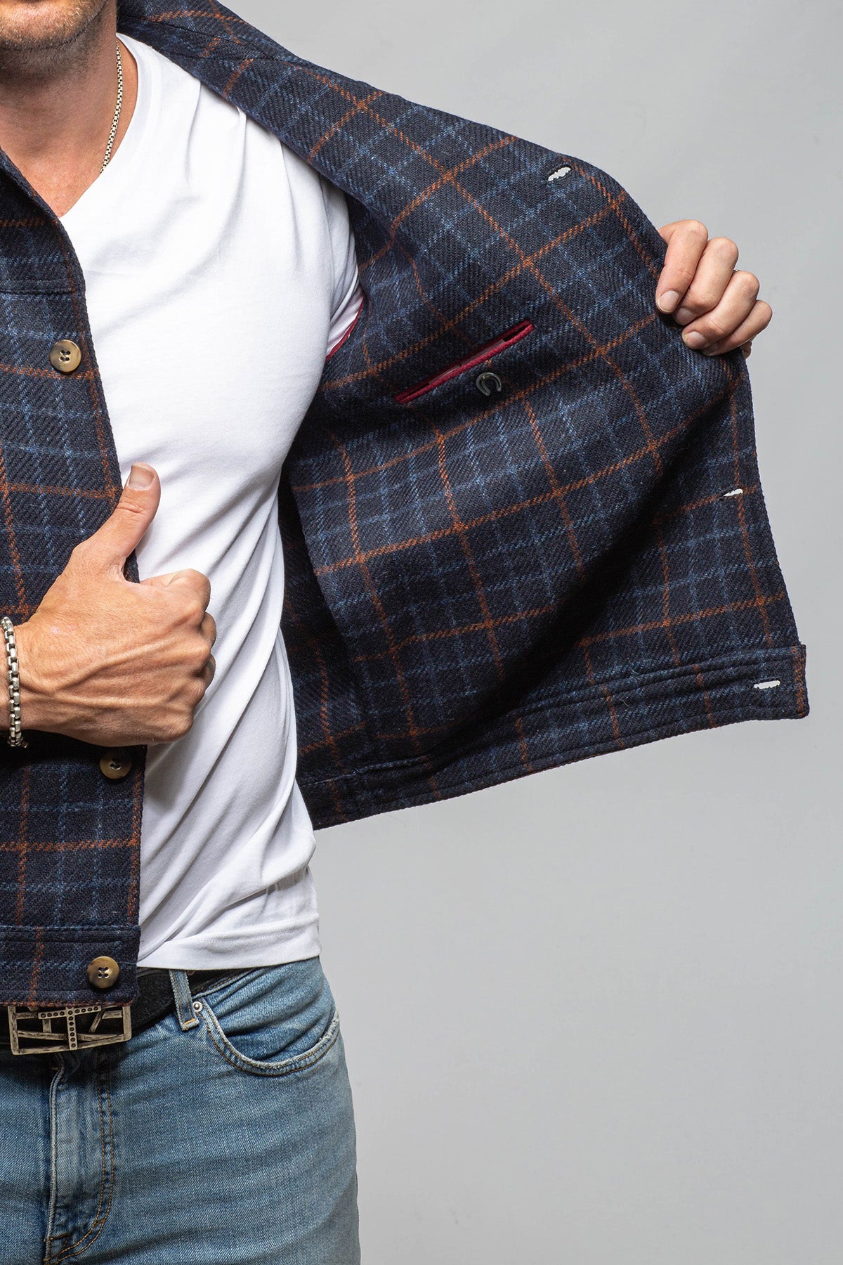 Luciano Wool Trucker Jacket - AXEL'S