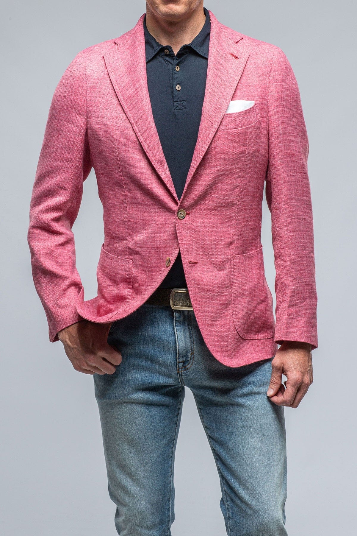 Sorbetto Sport Coat In Pink - AXEL'S