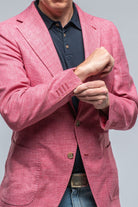 Sorbetto Sport Coat In Pink - AXEL'S