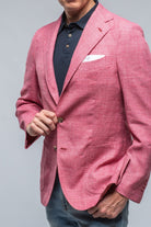 Sorbetto Sport Coat In Pink - AXEL'S