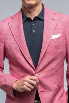 Sorbetto Sport Coat In Pink - AXEL'S