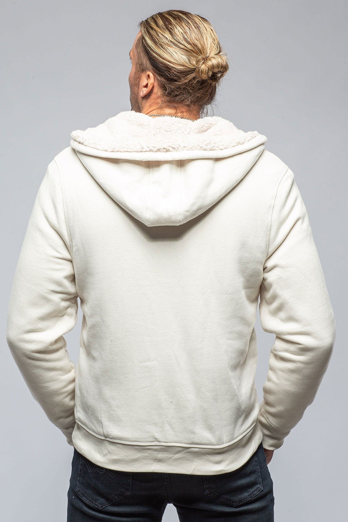 Hoodie with 2025 sherpa inside