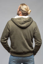 Georg Roth Bodie Sherpa Hoodie In Olive Mens - Outerwear - Overshirts