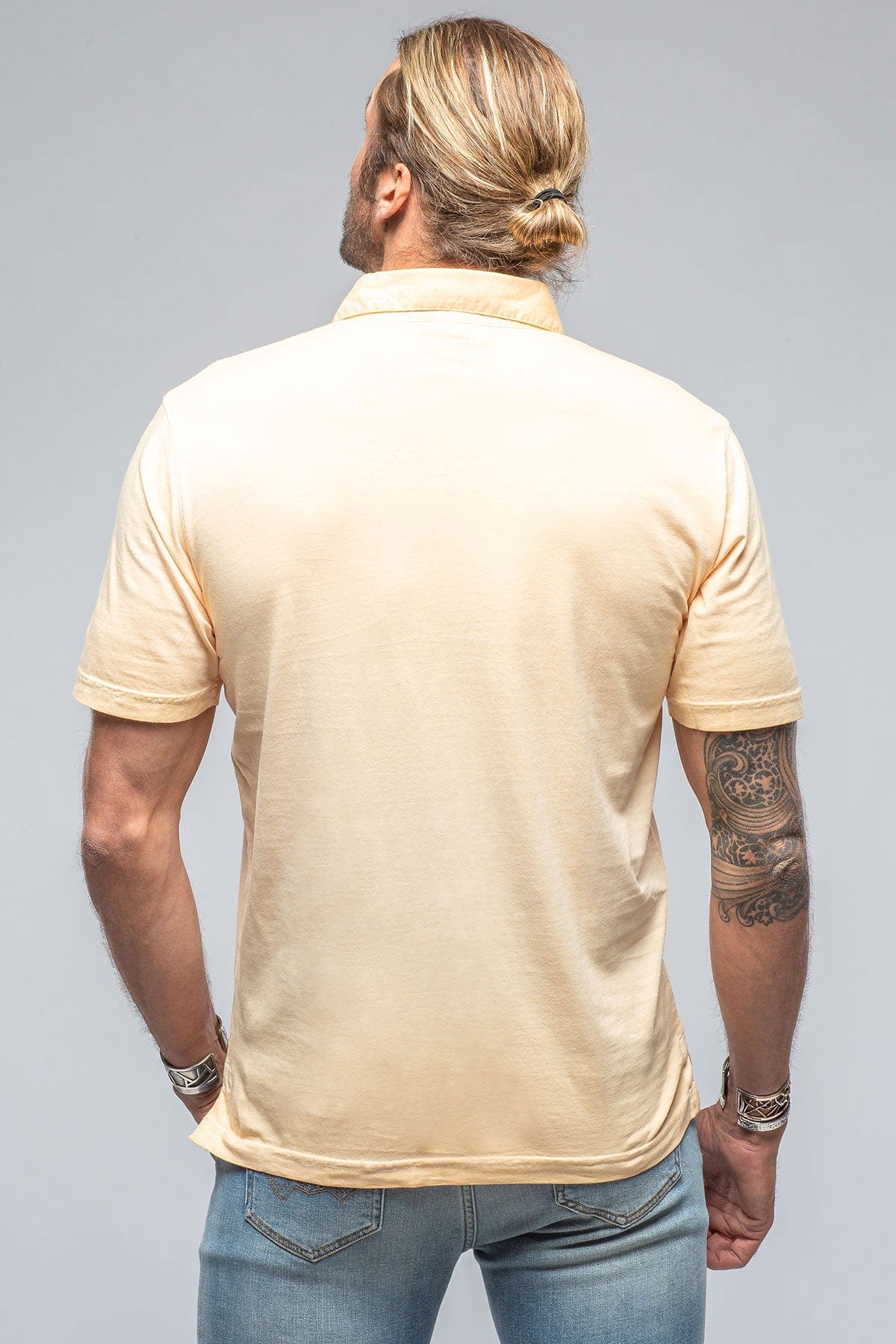 Georg Roth Cruz Cotton Polo in Melon – AXEL'S