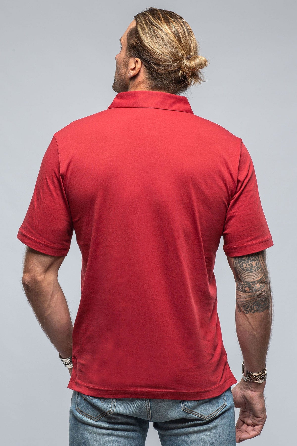 Georg Roth Cruz Cotton Polo in Red | Axel's of Vail
