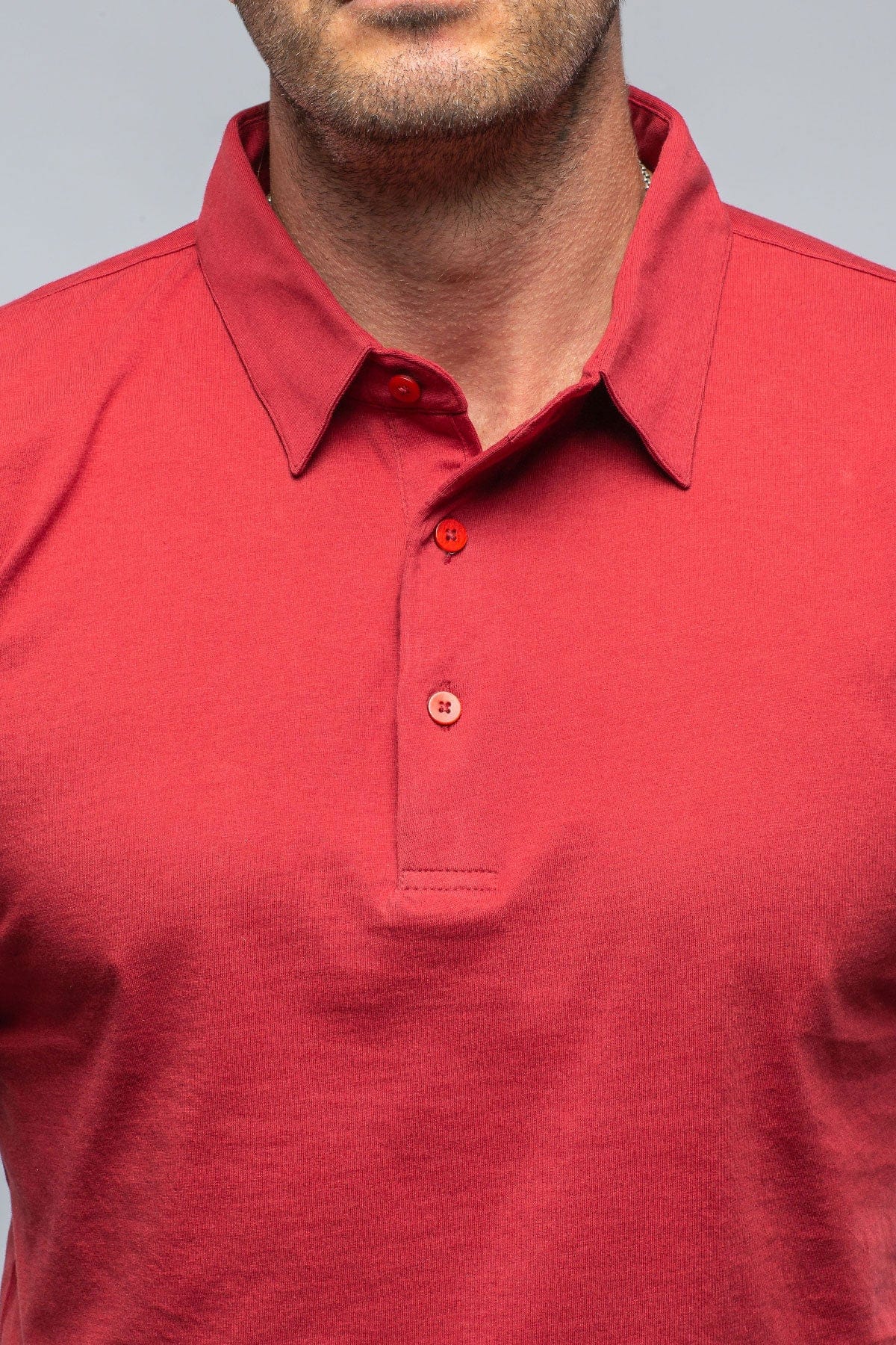 Red cotton hot sale polo shirt