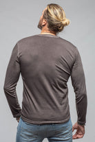Georg Roth Del Mar LS V-Neck In Basalt Mens - Shirts - T-Shirts