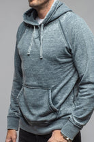 Georg Roth Monterey Fleece Hoodie In Navy Mens - Outerwear - Overshirts