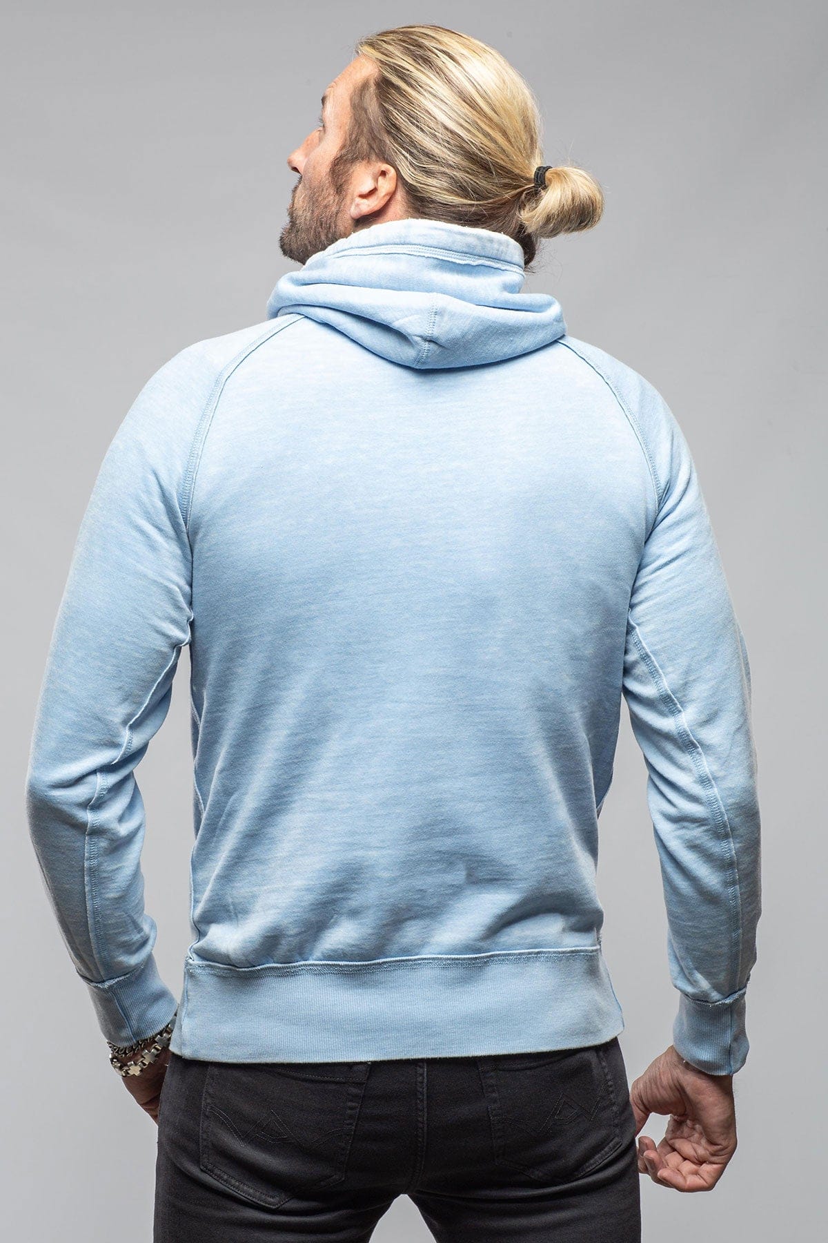 Georg Roth Monterey Fleece Hoodie In Sky Mens - Outerwear - Overshirts