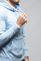 Monterey Fleece Hoodie In Sky - AXEL'S