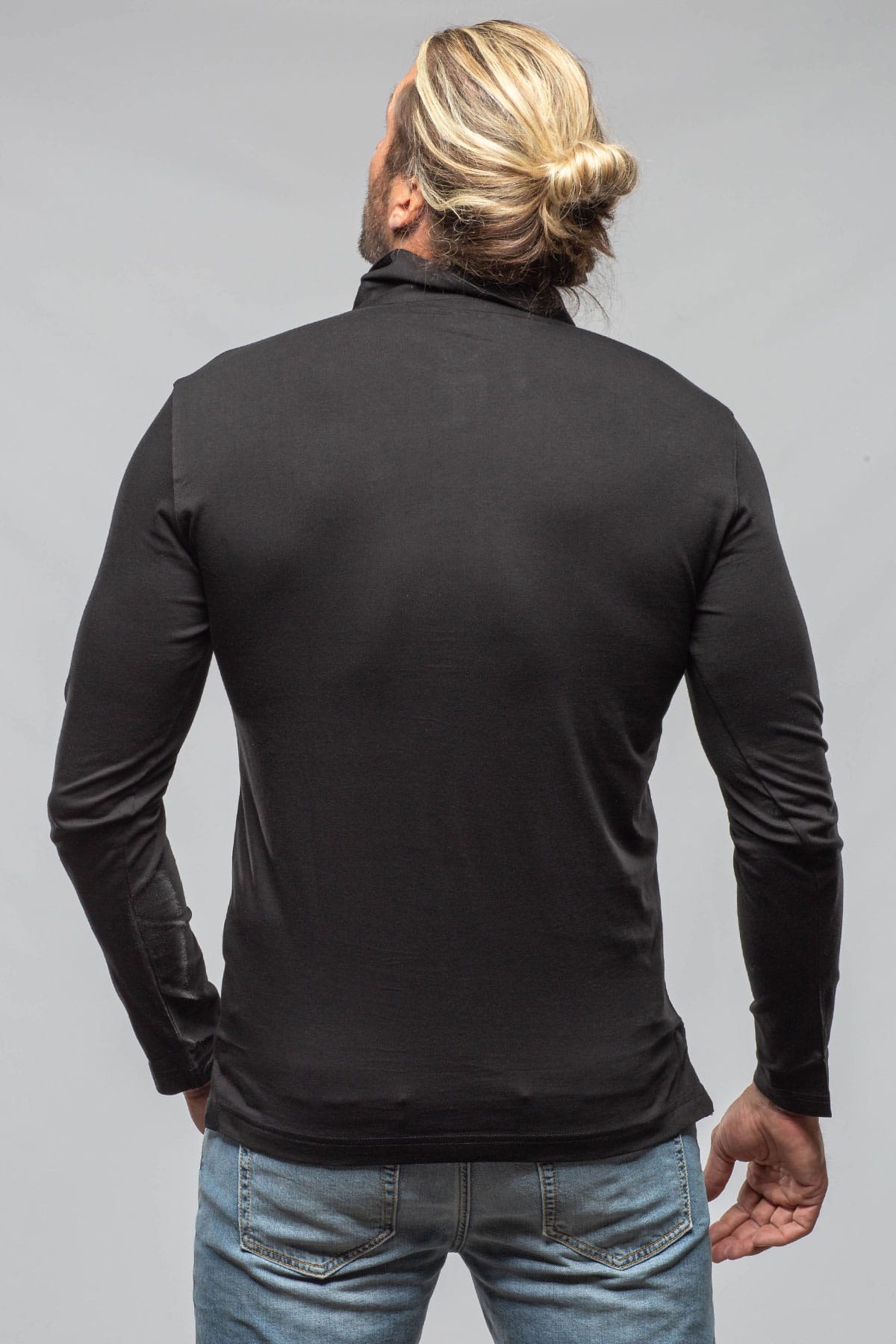 Newport Cotton Polo In Black - AXEL'S