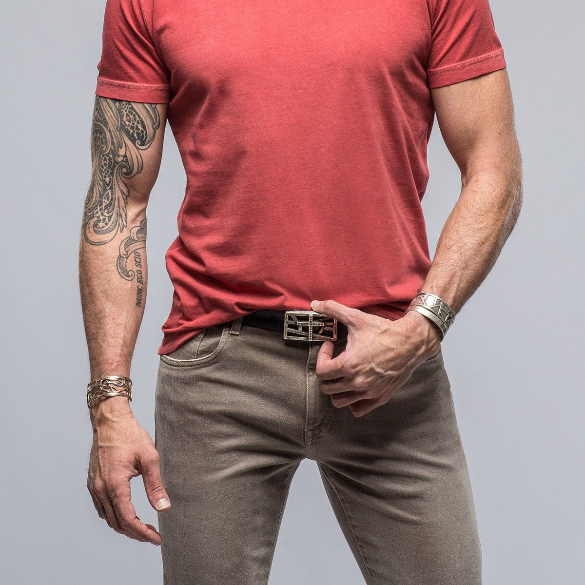 Georg Roth Pismo Cotton Tee In Brick – AXEL'S