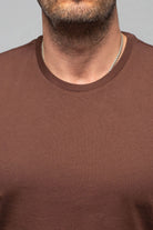 Pismo Cotton Tee In Chocolate - AXEL'S