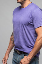 Pismo Cotton Tee In Purple - AXEL'S