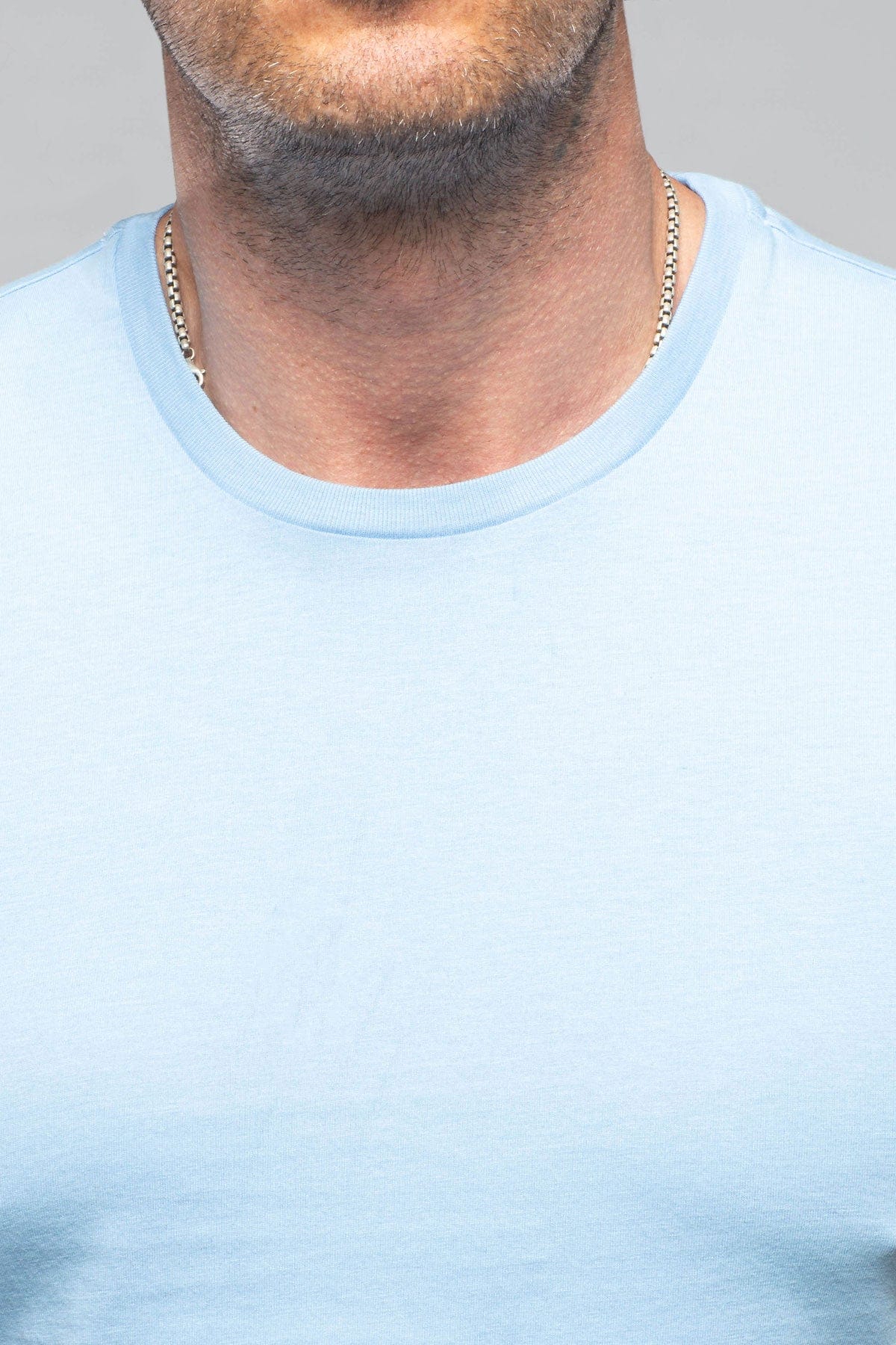 Georg Roth Pismo Cotton Tee In Sky Mens - Shirts - T-Shirts