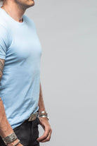 Pismo Cotton Tee In Sky - AXEL'S