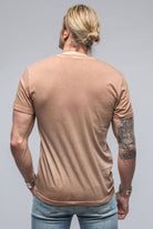 Siena Cotton V Neck In Coffee - AXEL'S