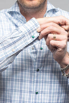 Bentley Snap Shirt In Light Blue - AXEL'S