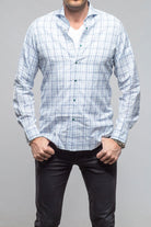 Bentley Snap Shirt In Light Blue - AXEL'S
