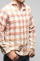 Bormio Snap Shirt In White Pink - AXEL'S