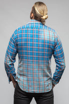 Giannetto Portofino Cascade Western Snap Shirt In Blue Mens - Shirts - Dress