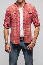 Giannetto Portofino Cascade Western Snap Shirt In Red Mens - Shirts - Dress