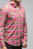 Giannetto Portofino Enchanted Western Cotton Snap In Sprayed Pink Mens - Shirts - Dress