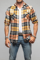 Giannetto Portofino Leo Linen Western Snap Shirt Mens - Shirts - Dress