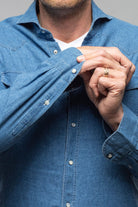 Round Rock Chambray Western Snap Shirt - AXEL'S