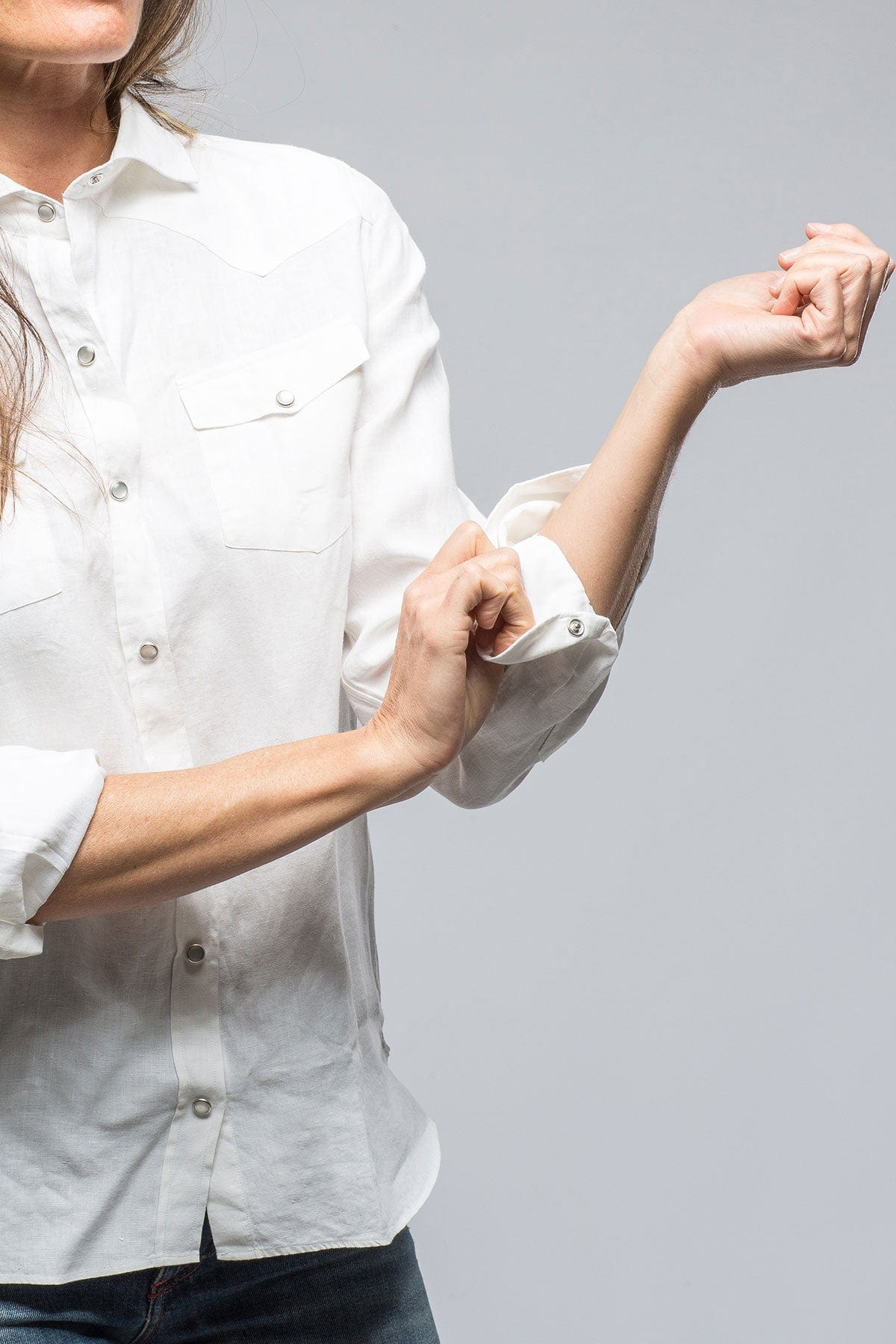 Sasco Linen Shirt In White - AXEL'S