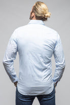 Giannetto Portofino Suntroy Cotton Shirt In Light Blue Mens - Shirts - Dress