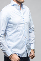 Giannetto Portofino Suntroy Cotton Shirt In Light Blue Mens - Shirts - Dress