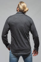 Giannetto Portofino Treasure Cotton Cashmere Jersey In Dark Grey Mens - Shirts - Dress