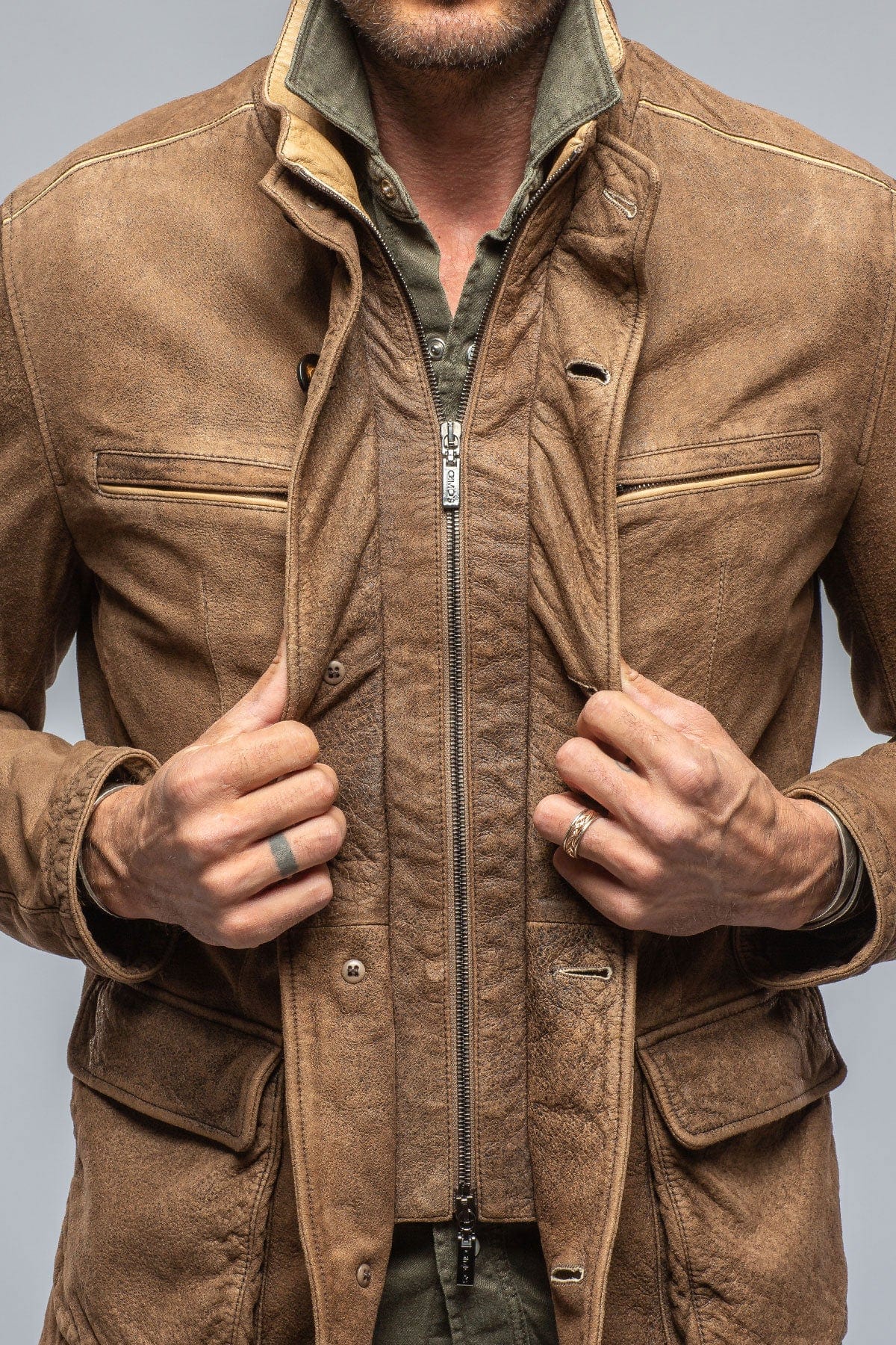 AW Jacket In Tan - AXEL'S