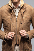 Gimo's AW Jacket In Tan | Mens - Outerwear - Leather