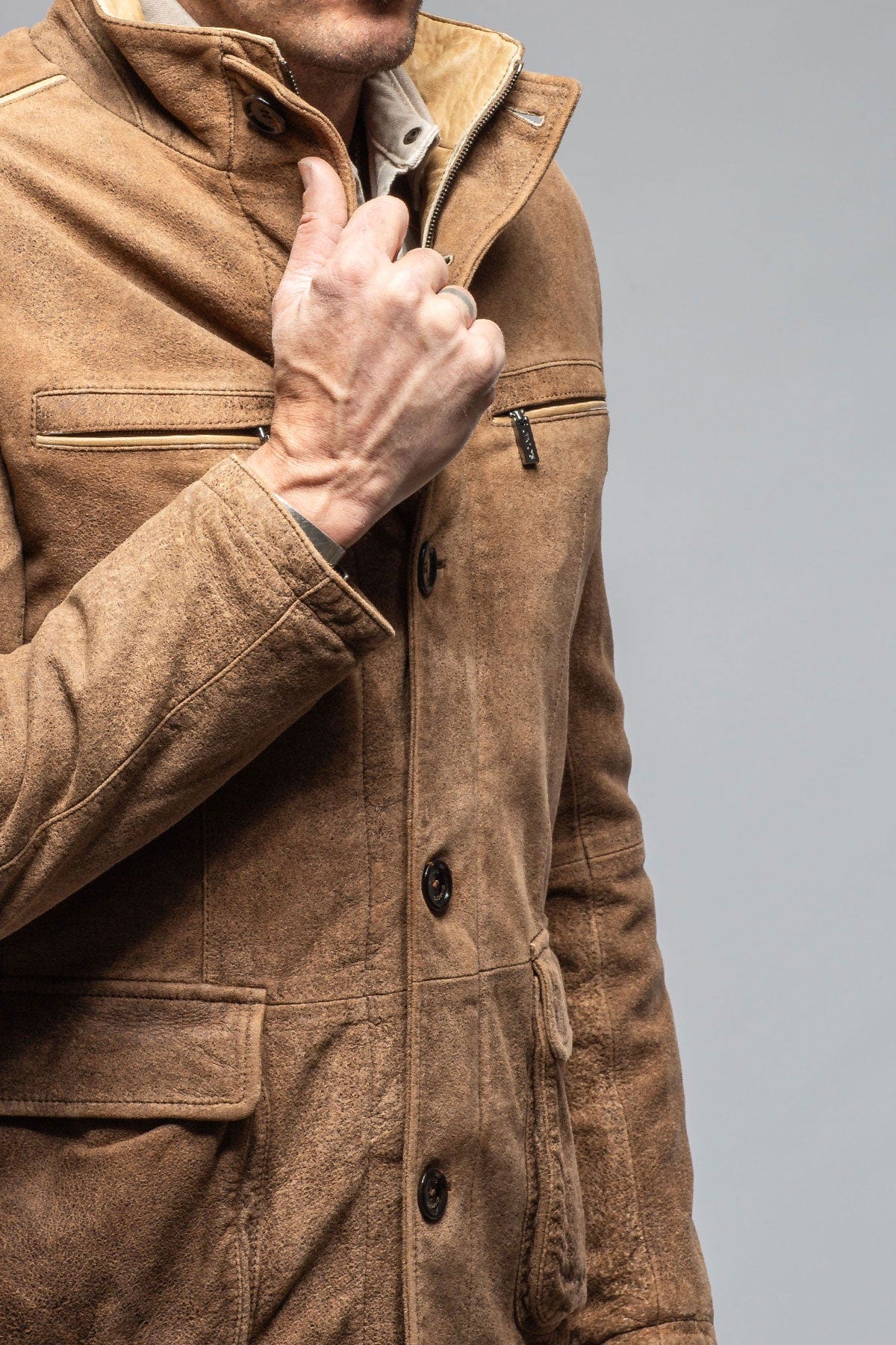 Gimo's AW Jacket In Tan | Mens - Outerwear - Leather