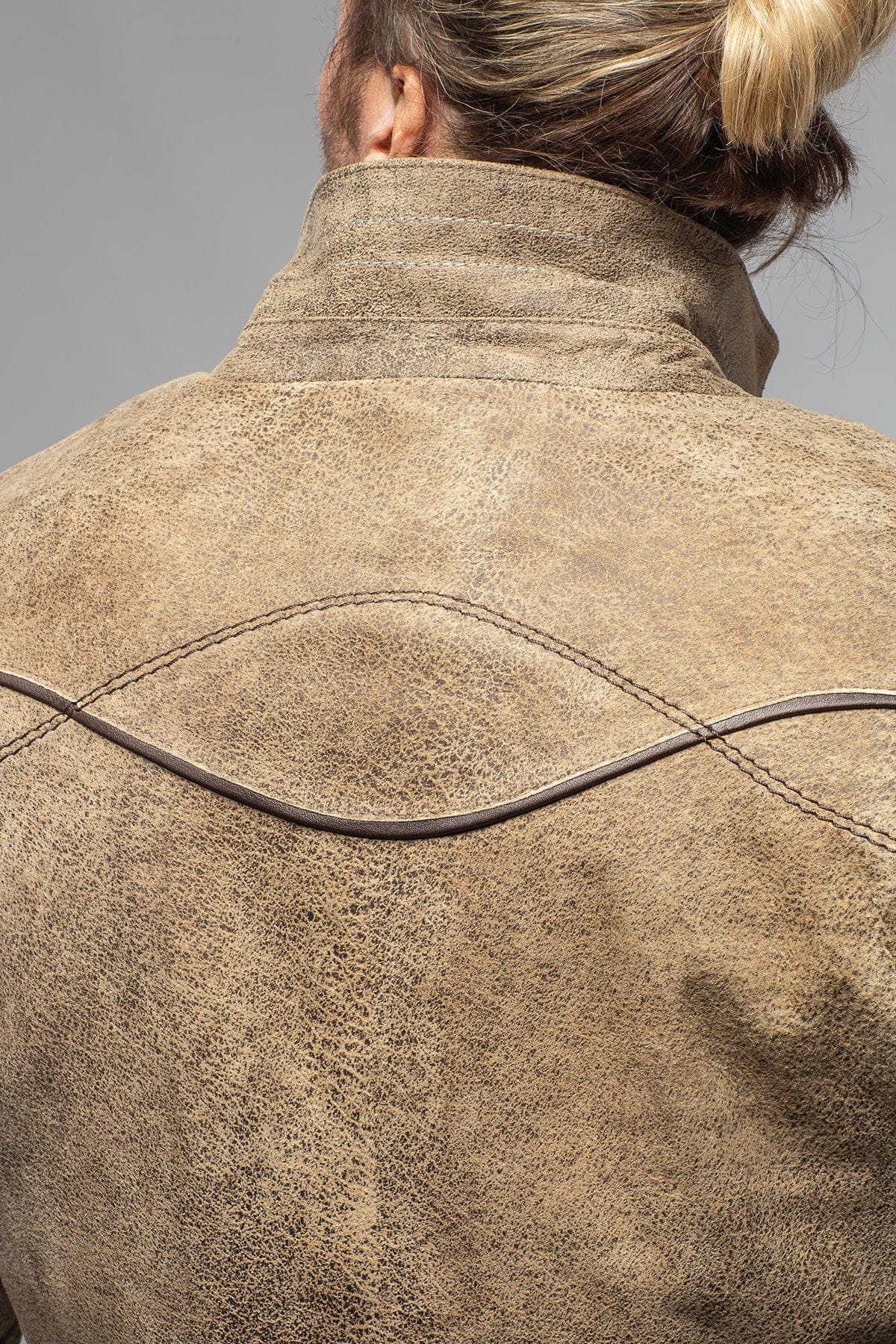 Gimo's Axel's Ranch Jacket In Distressed Tan Mens - Outerwear - Leather