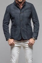 Gimo's Bale Sherpa Jacket In Navy Warehouse - Mens - Outerwear - Cloth