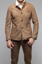 Gimo's Bale Sherpa Jacket In Tan Warehouse - Mens - Outerwear - Cloth