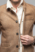 Bale Sherpa Jacket In Tan - AXEL'S