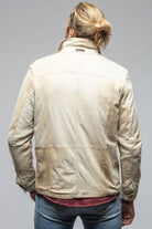 Gimo's Elk Horn Suede Shirt in Palomino Mens - Outerwear - Leather