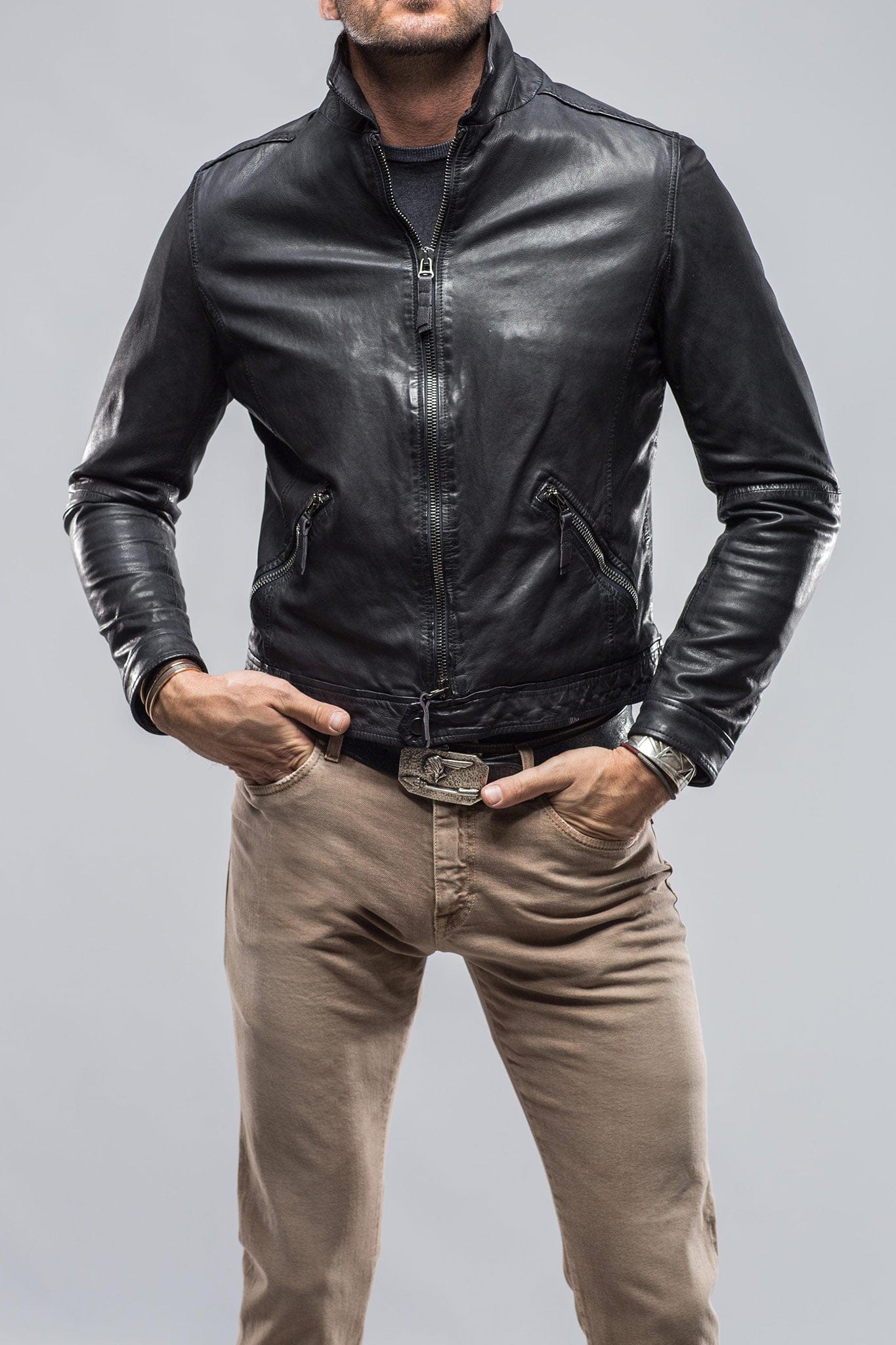 Gimo's Floridi James Dean Jacket Mens - Outerwear - Leather
