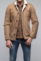 Kalispell Sherpa Shirt Jacket In Beige - AXEL'S