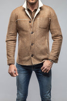 Kalispell Sherpa Shirt Jacket In Beige - AXEL'S