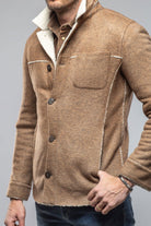 Kalispell Sherpa Shirt Jacket In Beige - AXEL'S