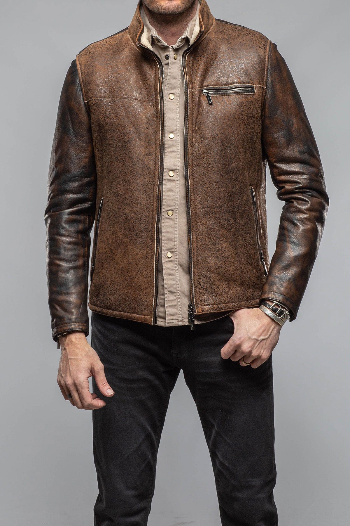 Landon Rust Overdye Shearling - AXEL'S